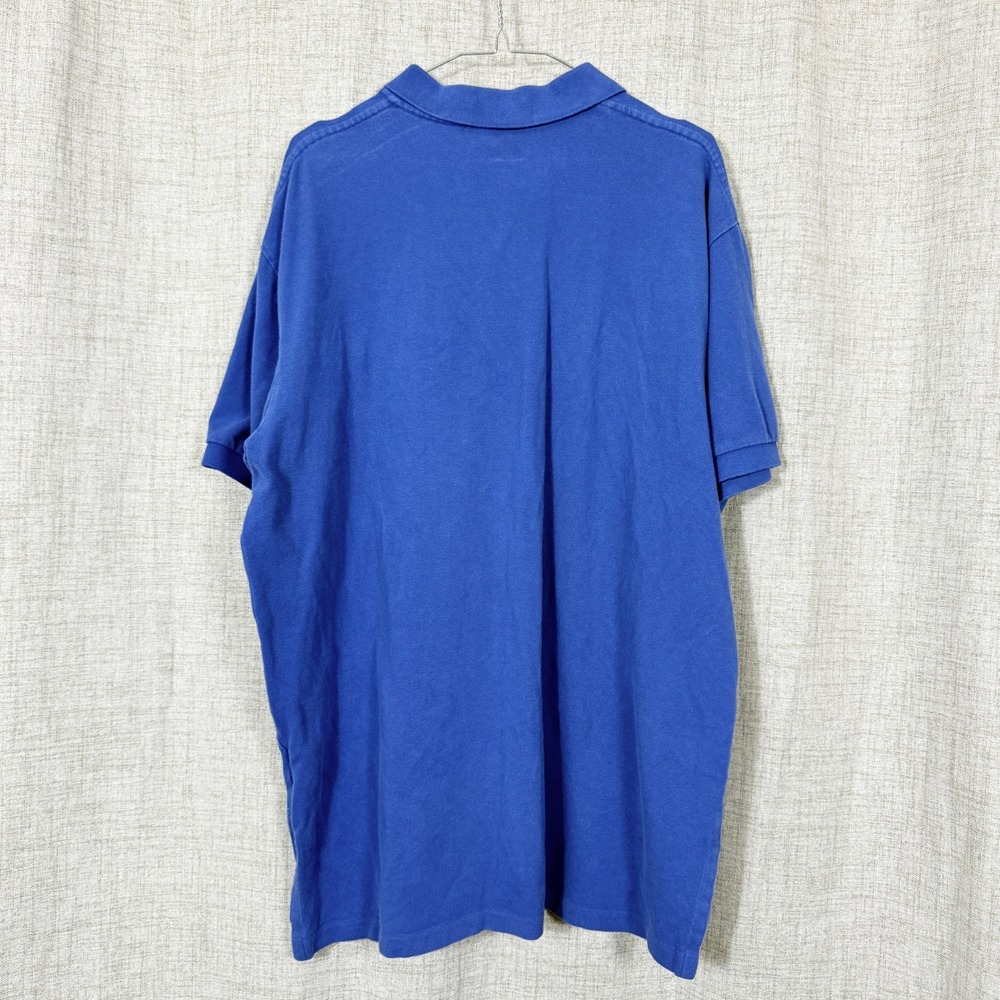 Polo Ralph Lauren Polo Shirt Mens XL Blue Pique Preppy Classic Pony Heritage - Picture 7 of 7